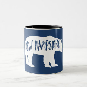 New Hampshire Bear Zweifarbige Tasse