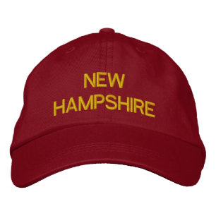 NEW HAMPSHIRE BESTICKTE KAPPE