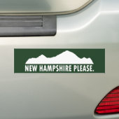 New Hampshire Bitte Autoaufkleber (Auf Auto)