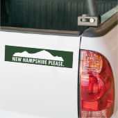 New Hampshire Bitte Autoaufkleber (Auf Lkw)