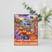 New Hampshire Charm Landschaftlich Wonders Postkarte (Stehend Vorderseite)