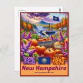 New Hampshire Charm Landschaftlich Wonders Postkarte (Vorne/Hinten)