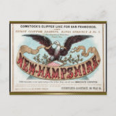New Hampshire Clipper Sailing Postkarte (Vorderseite)