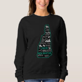 New Hampshire Concord cute map Conway Dover Nashua Sweatshirt (Vorderseite)