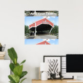 New Hampshire Covered Bridge Poster (Heimbüro)