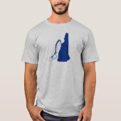 New Hampshire-Eis-Klettern T-Shirt (Vorderseite)