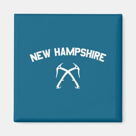 New Hampshire Eisklettern _2 Magnet (Vorne)