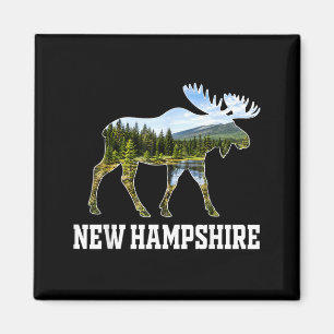 New Hampshire Elch-Wildnis Naturlandschaft Magnet