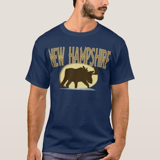 New Hampshire-Elche T-Shirt (Vorderseite)