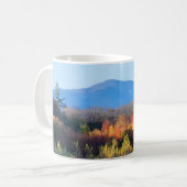 New Hampshire Fall White Berge Kaffeetasse (Vorderseite Links)