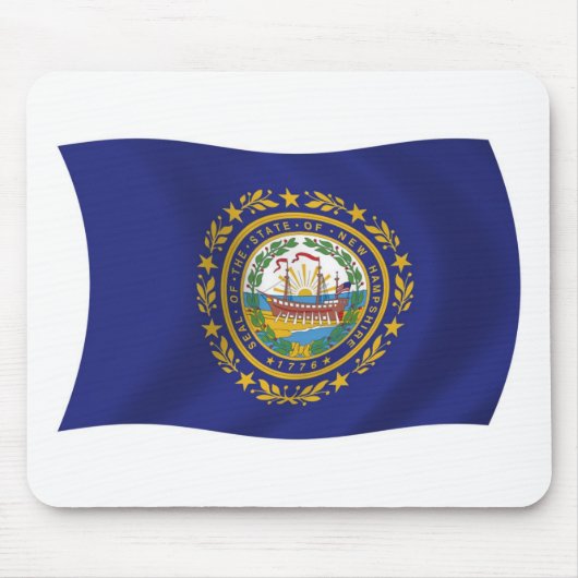 New Hampshire Flag Mousepad (Vorne)