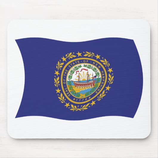New Hampshire Flag Mousepad (Vorne)