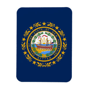New-Hampshire-Flagge Magnet