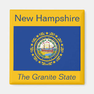 New Hampshire-Flaggen-Magnet Magnet