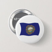 New Hampshire Flaggenknopf Button (Vorne & Hinten)
