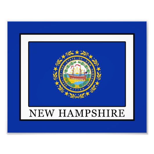 New Hampshire Fotodruck (Vorne)