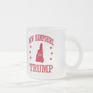NEW HAMPSHIRE FÜR DONALD TRUMP MATTGLASTASSE