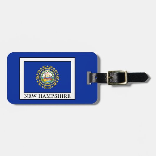 New Hampshire Gepäckanhänger (Vorderseite horizontal)
