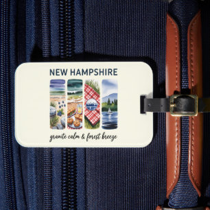New Hampshire - Granite Calm & Forest Breeze Gepäckanhänger