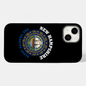 NEW HAMPSHIRE GRANITE STAAT FLAG Case-Mate iPhone HÜLLE (Rückseite (Horizontal))