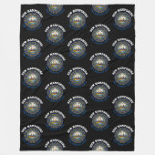 NEW HAMPSHIRE GRANITE STAAT FLAG FLEECEDECKE (Vorderseite)