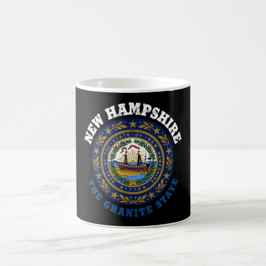 NEW HAMPSHIRE GRANITE STAAT FLAG KAFFEETASSE (Mittel)