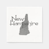 New Hampshire Granite Staat Hampshirite Party Serviette (Vorderseite)