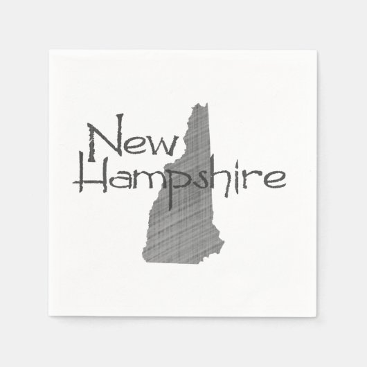 New Hampshire Granite Staat Hampshirite Party Serviette (Vorderseite)