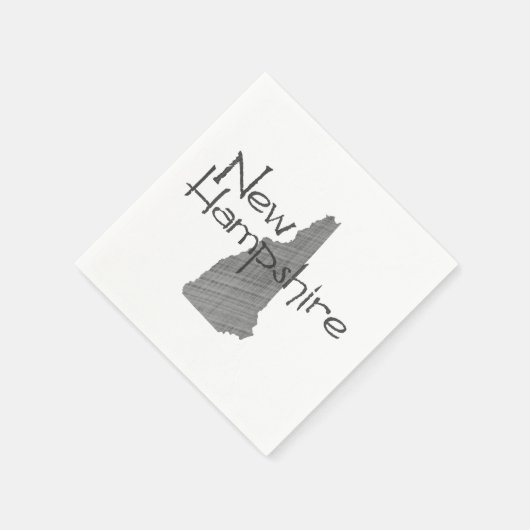 New Hampshire Granite Staat Hampshirite Party Serviette (Ecke)