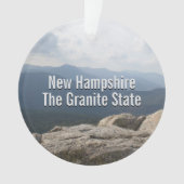 New Hampshire Granite State Live Free or Die Photo Ornament (Vorderseite)