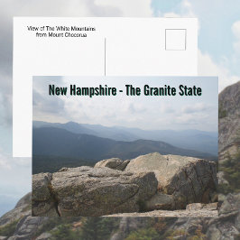 New Hampshire Granite State White Mountains Postkarte