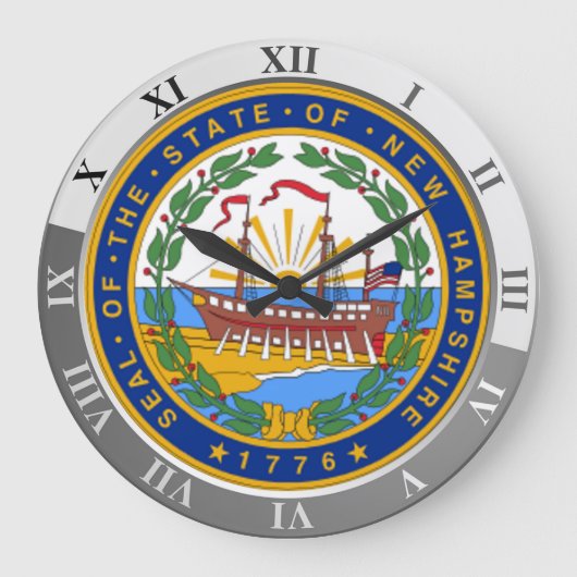 New Hampshire Große Wanduhr (Vorderseite)