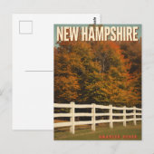 New Hampshire Herbstlandschaft Postkarte (Vorne/Hinten)