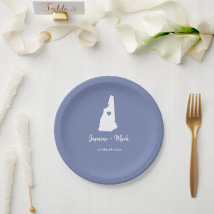 New Hampshire Hochzeit in Urlaubsort Party Pappteller