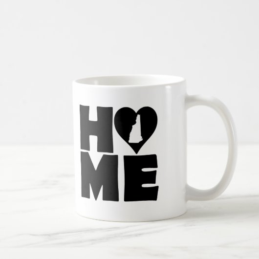 New Hampshire Home Heart State Mug oder Travel Mug Kaffeetasse (Rechts)