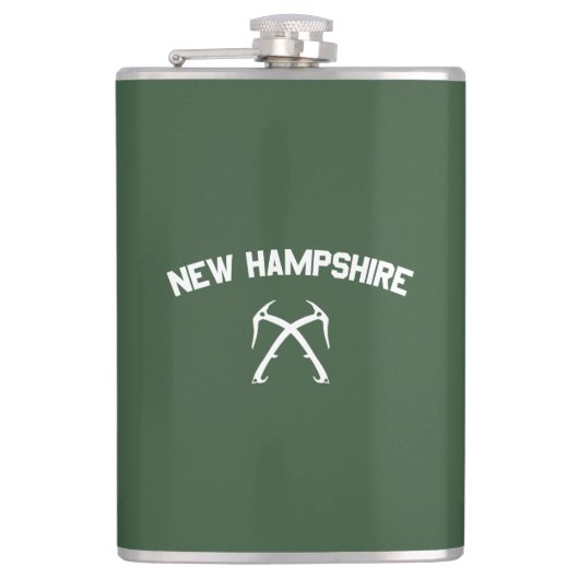 New Hampshire Ice Climbing Flachmann (Vorderseite)