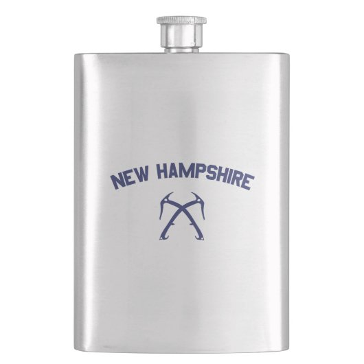 New Hampshire Ice Climbing Flachmann (Vorderseite)