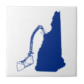 New Hampshire Ice Climbing Fliese (Vorderseite)