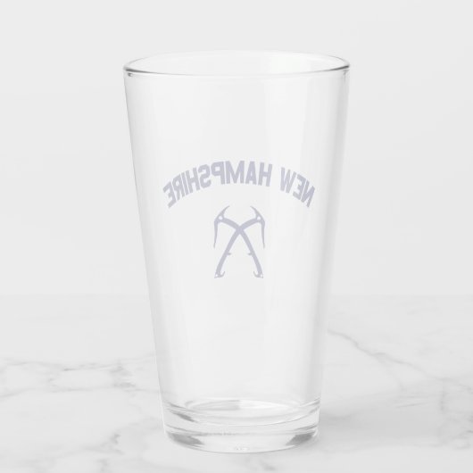 New Hampshire Ice Climbing Glas (Rückseite)
