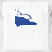 New Hampshire Ice Climbing Rechteckiger Aufkleber (Tasche)