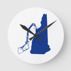 New Hampshire Ice Climbing Runde Wanduhr