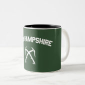 New Hampshire Ice Climbing Zweifarbige Tasse (VorderseiteRechts)