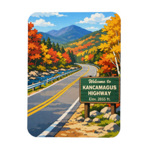 New Hampshire Kancamagus Highway Reise Magnet