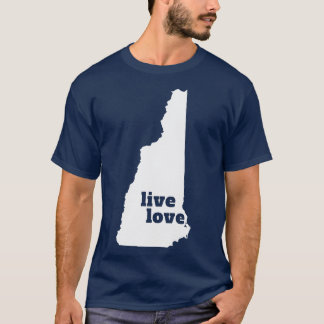 New Hampshire Lebe Liebe New Hampshire T-Shirt