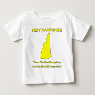 New Hampshire - Lernen Sie das neue Hampshire kenn Baby T-shirt