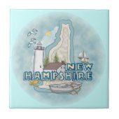 New Hampshire Lighthouse Fliese (Vorderseite)
