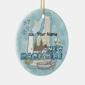 New Hampshire Lighthouse Keramik Ornament (Rechts)