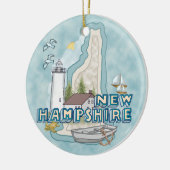 New Hampshire Lighthouse Keramik Ornament (Links)