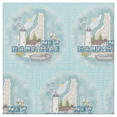 New Hampshire Lighthouse Stoff (Nahaufnahme)