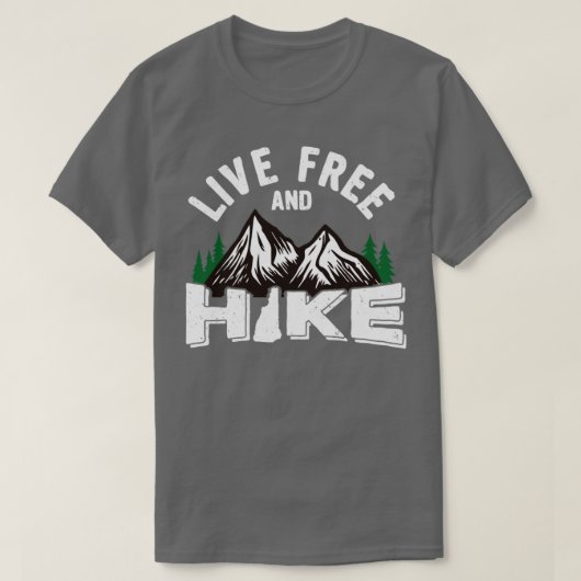 New Hampshire Live Free and Wander Geschenk NH Wan T-Shirt (Design vorne)